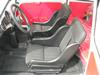 BERLINA CORSA-style bucket seat in black vinyl. Driver